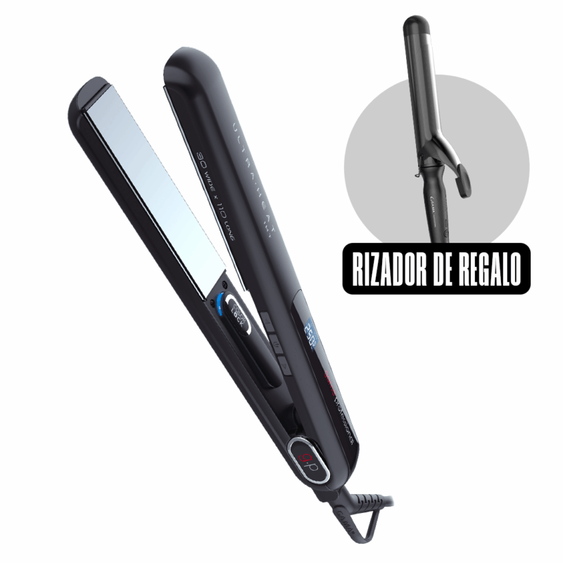 Planchita GAMA Ultra Heat + Rizador de REGALO