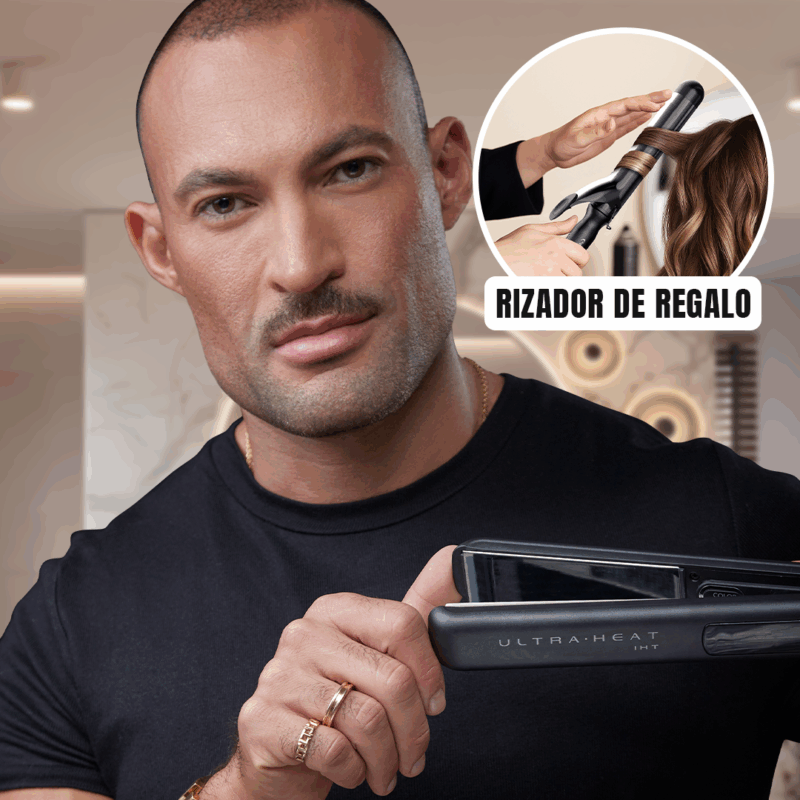 Planchita GAMA Ultra Heat + Rizador de REGALO - Imagen 4